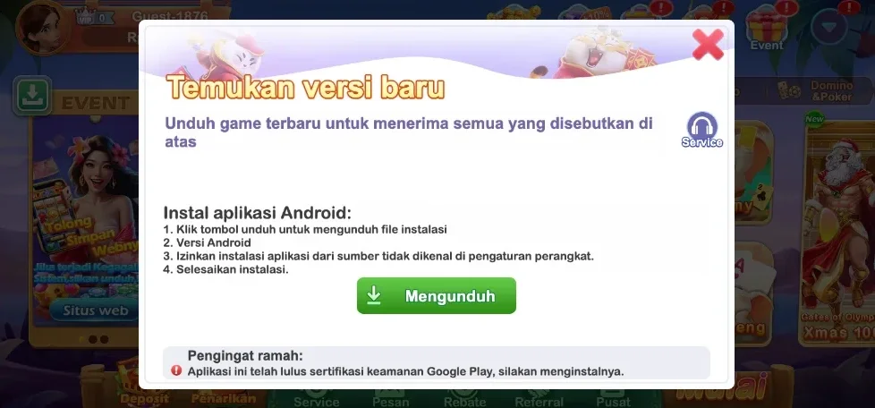 AA62 screenshot platform slot online